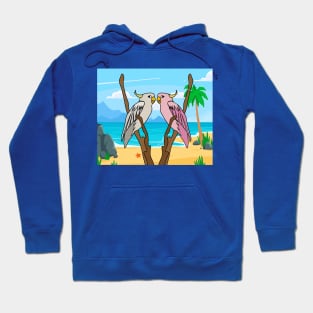 Colorful Cockatoo Bird Parrot Hoodie